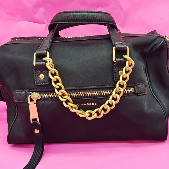 Marc Jacobs Handbags - Marc Jacobs Black Nylon Bowling Bag
